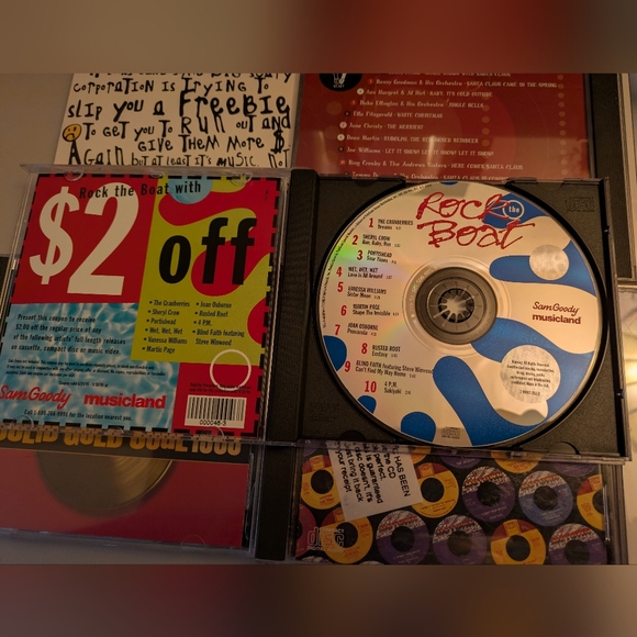 2/$18 1995 "Rock the Boat" Music Compilation CD - Picture 4 of 5